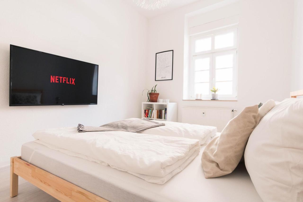 Gemuetliche 45M² Wohnung Mit Netflix & Disney+ Erfurt Exterior foto
